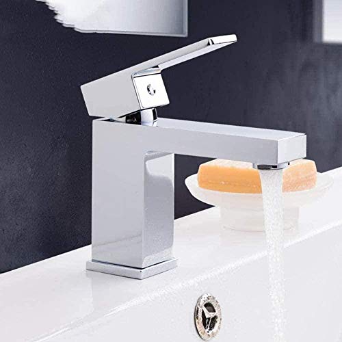 Wasserhahn-Beckenarmaturen Verchromte Mischbatterie Bad Messing-Beckenarmaturen Beckenhähne Standmixer