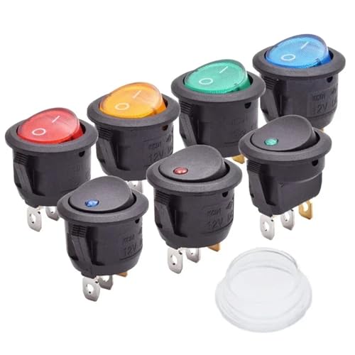 Interruptor redondo KCD1-101 de 20mm para sustituir botones estropeados 3