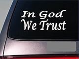 In God we trust *E748* tea party SECOND AMENDMENT Decal Vinyl STICKER christian