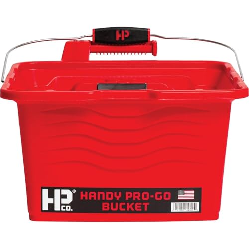 Pro-Go Ladder-Mount Paint Bucket with Brush Holder