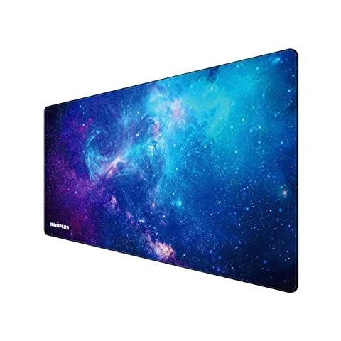 INNOPLUS Large Mouse Pad, Gaming Mouse Pad, XXL Mouse Pad for Computer 31.5×15.75 in, Non-Slip Rubber Base Mousepad, Mouse Pad Large, Mouse Pad, Waterproof Mousepads for Office Home Gaming (Blue) Cover