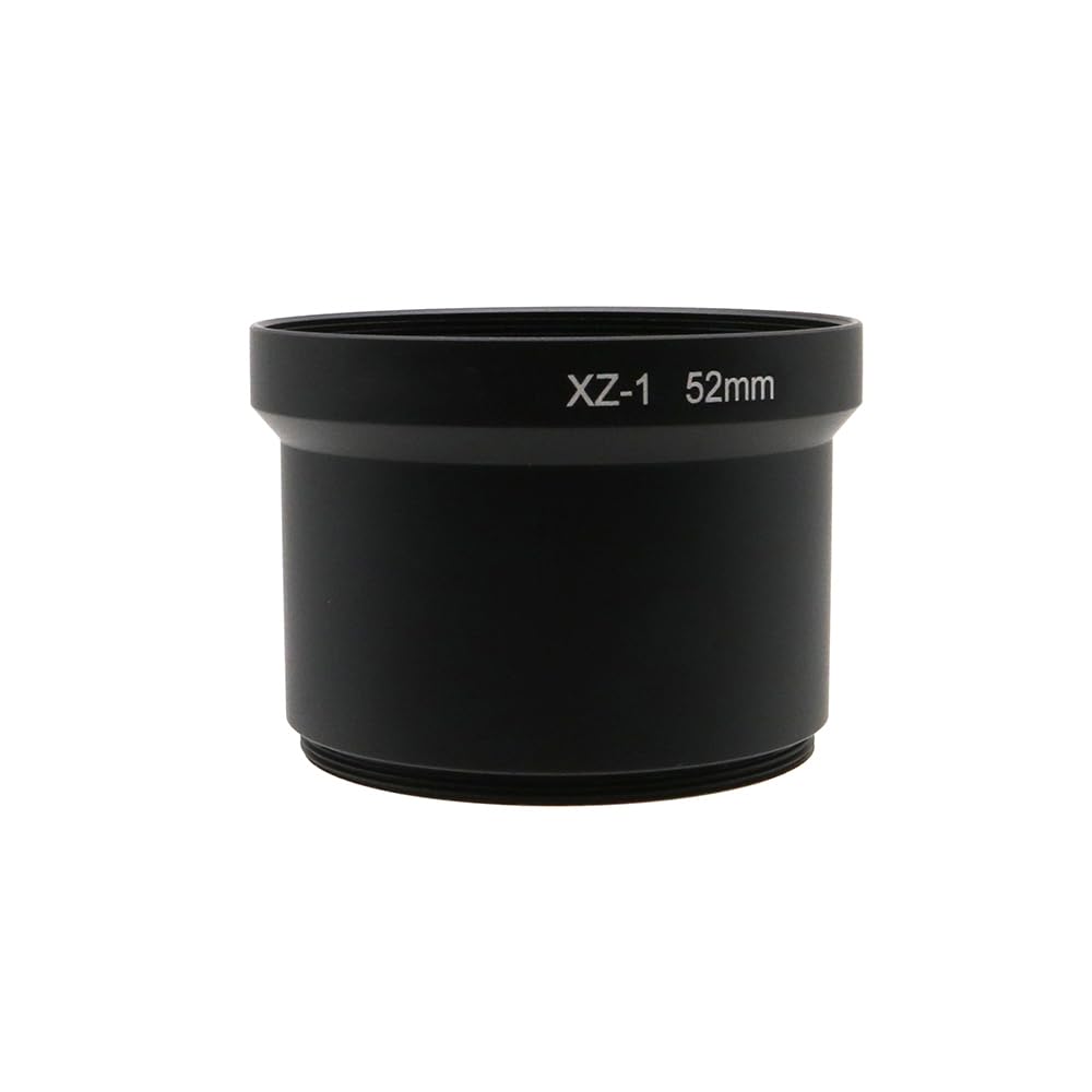 Aluminum 52mm Lens Adapter Tube for Olympus XZ-1 / XZ-2 Camera – Compatible with UV CPL Macro Star Filter and Wide Angle Lens Accessories-image-1