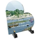 DEUX OPTIONS DE FIXATION : - Sans perçage, se colle sur toute surface lisse et propre avec son adhésif 3M double face fourni avec cette option. - Avec perçage et pieds en métal thermolaqué style bronze fournis avec cette option (visserie en laiton pour fixer la plaque sur les pieds fournie). Les pieds se fixent sur tout support (vis non fournies, pensez a fixer les pieds sur un support pour ne pas qu'elle tombe avec le vent !) EPAISSEUR : Environ 6mm DIMENSIONS : 15x15 cm