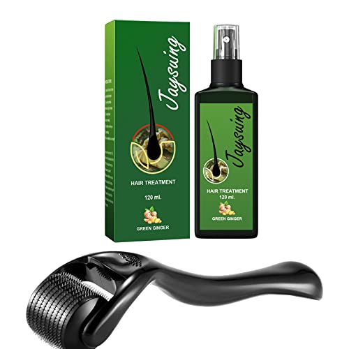 Hair Growth Serum 120ml, Anti-Hair Loss Haarwachstumsserum, Ginger Hair Growth Serum, Liquid for Thin Hair and Hair Loss, for Men and Women Cover