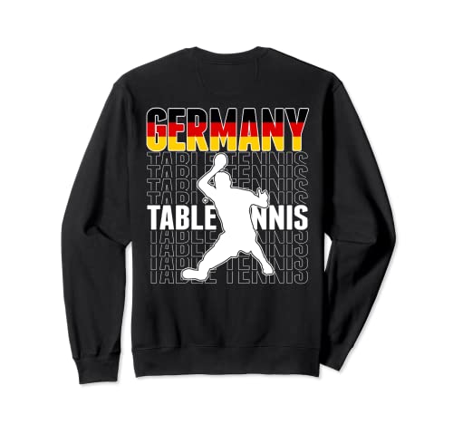 Stolze Deutschland Tischtennis Fans Trikot Deutschland Flagge Ping Pong Sweatshirt