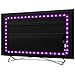 Produktbild HAMLITE LED TV Hintergrundbeleuchtung für fernseher 32-60 Zoll, 2.5M LED Streifenleuchten USB W-förmiges Kurvendesign, 18 Farben Ändern der TV-Hintergrundbeleuchtung Bias Lighting
