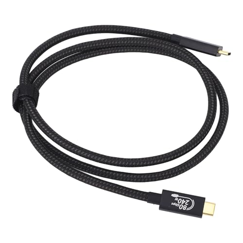 Cable USB 4 de 80 Gbps Tipo C a Tipo C de 3,3 pies para portátiles 5