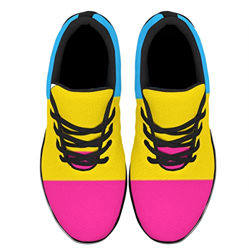 Sonzj-II LGBT Rainbow Shoes Mens Womens Running Sneakers Mesh Breathable Jogging Walking Shoes2