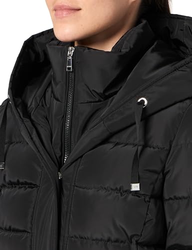 Tommy Hilfiger Women's Long Down Hooded Puffer Jacket with Bib3