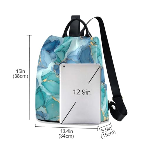 Mochila con cremallera trasera de mujer para proteger pertenencias con estilo 3