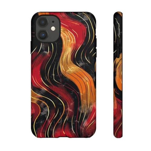Coque rigide mate iPhone 11 motif abstrait pour sublimer votre quotidien