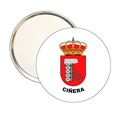 ROUND MIRROR. CIÑERA LION HERALDIC SHIELD