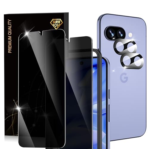 Google Pixel 9a �K���X�t�B����(2��) �J�����t�B����(2��) �`�����h�~ �K�C�h�g�t�� ���{���Ɏq�̗p �d�x10H�����K���X �w��h�~ �v���C�o�V�[�ی� �s�N�Z��9a �Ή� 4������