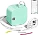 QIREDA Label Makers, Label Maker Machine with Tape P12, Portable Mini Thermal Inkless Label Printer with Fonts, Bluetooth Sticker Maker Support 12mm Label Tapes for Home Office Organization Labeling