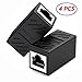 RJ45 Ethernet Coupler, Aoiutrn 4 Pack RJ45 LAN Internet Female to Female Network Extender Connector 10Gbps Extension Adapter for Cat5,Cat5e,Cat6,Cat7,Cat8 (RJ45)