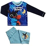 Set di pigiama super morbido per ragazzo: il set include un top a maniche lunghe con scollo rotondo, immagine a colori e pantaloni lunghi con elastico in vita e polsini con ulteriore immagine sul fondo di una gamba