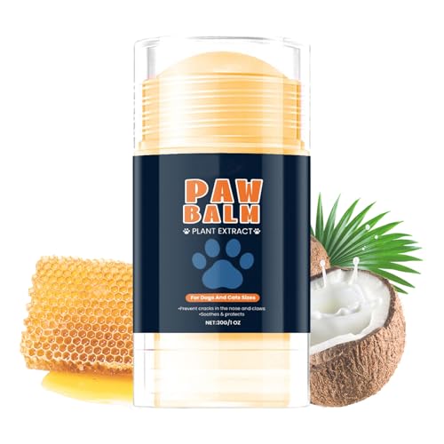 Genérico Bálsamo para Almohadillas De Perro - Bálsamo Calmante para Patas De Perros Y Gatos,Seguro para Piel Seca y Agrietada de Cachorros - Cuidado Reparador Sin Aditivos