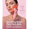 REVO Genie Facial Massager for Face and Neck, LED Beauty Device with Heat and Vibration, Depuffing Sculpting Tool with Red Blue Green Light Modes for Skincare Routine