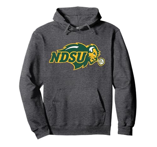 North Dakota State University NDSU Bison Large One Color Pullover Hoodie