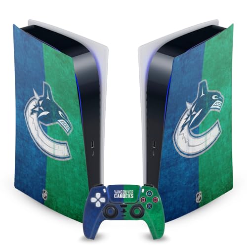 Skin Vinyle Premium NHL Vancouver Canucks pour Console Sony PS5 Digital de Salon