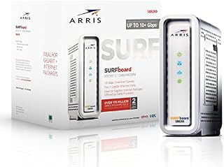 ARRIS Surfboard Gigabit Docsis 3.1 Cable Modem, Approved for Cox, and Xfinity. (SB8200)