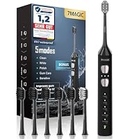7MAGIC – 7MAGIC Elektrische Zahnbürste, Schallzahnbürste, 180 Tage La