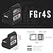GoolRC Flysky FGr4S V2 Receiver, 2.4GHz 4CH AFHDS 3 Remote Control Receiver Built-in Single Antenna PWM/PPM/I-Bus Output Compatible with Flysky Noble FS-NB4 PL18 RC Transmitter for RC Car Boat