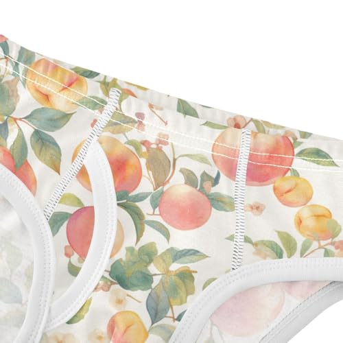 KLL Watercolor Peaches Toddler Boys Comfort Underwear Cute Children Undies4