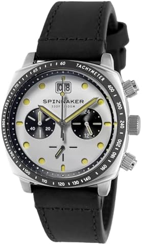 Reloj de pulsera para hombre Hal Cronógrafo SP-5068-07 (importación paralela), Blanco 100Piezas