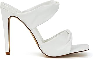 white mule pumps