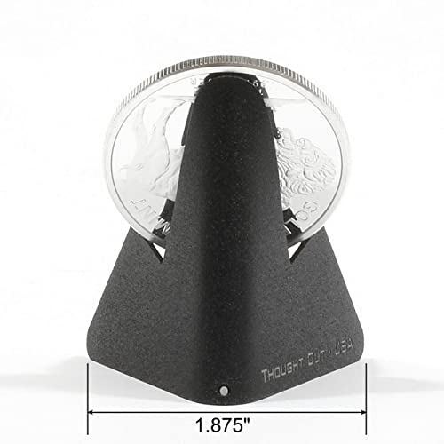 Soporte para Monedas (Paquete de 6) en Metal Negro miniatura 6