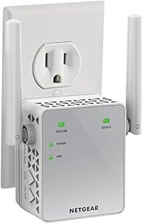 NETGEAR Wi-Fi Range Extender EX3700 - Coverage Up to 1000 Sq Ft and 15 Devices with AC750 Dual Band Wireless Signal Booster & Repeater (Up to 750Mbps Speed), and Compact Wall Plug Design