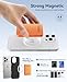 ORICO 1TB Magnetic External SSD, Aluminum Alloy, Up to 460MB/s, External Solid State Drive, Expand Storage for iPhone 17 Pro Max, Compatible w/MagSafe, USB-C Smartphones - K5MINI Orange