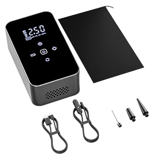 Compresseur d'air portable Teksome tactile : évitez la crevaison lente de pneu de voiture