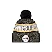 Produktbild New Era ONF18 Sport Knit Bommelmütze Pittsburgh Steelers Schwarz, Size:ONE Size