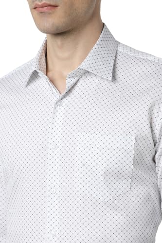Image of Van Heusen Formal Shirt for Men | Cotton | Print | Slim Fit | Full Sleeves
