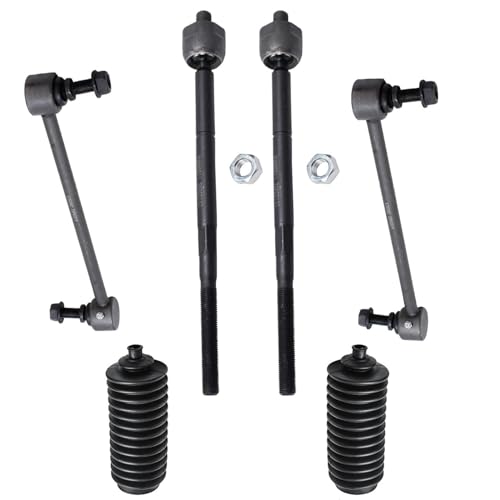 Image of Detroit Axle - 12pc Front End Control Arms Kit for 09-20 Dodge Journey, Lower Control Arms Tie Rods Sway Bars Boots Ball Joints 2010 2011 2012 2013 2014 2015 2016 2017 2018 2019 Replacement