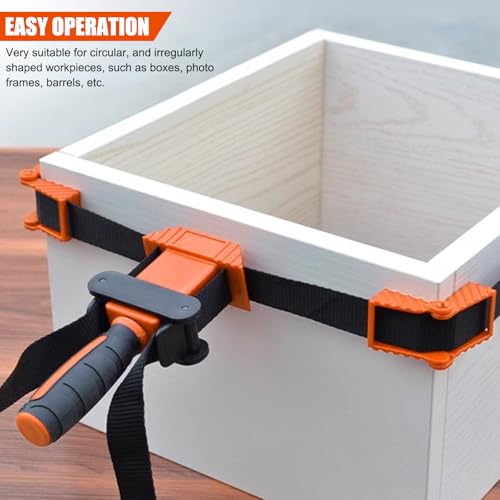 Abrazadera de correa de nailon de 13 pies para carpintería con mango ergonómico 7