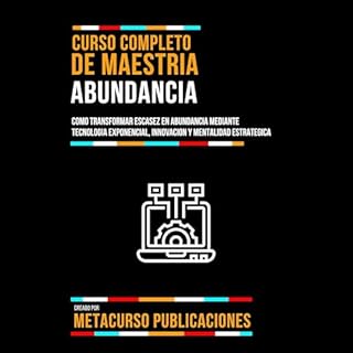 Diseño de la portada del título Curso Completo De Maestria Abundancia