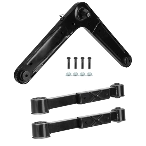 3pc Rear Upper & Lower Control Arms Suspension Kit fit for Jeep for Liberty 2002 2003 2004 2005 2006 2007 K621376 MS25157