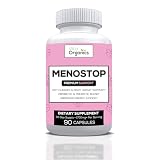 MenoStop - Hot Flashes and Menopause Support - Black Cohosh, Ashwagandha, Dong Quai, Prebiotic and Probiotic Blend - 30-Day Supply