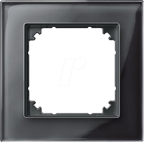 Plaques de finition Merten 489103 M-Plan Verre noir encastrable