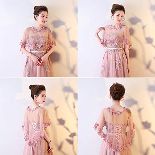 suoryisrty Bruiloftsjaal 1 stuk vrouwen Single Layer Sheer High Low bruiloft sjaal wrap kant bruid avond cape shrug… - Image 6