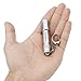 EverBrite Keychain LED Flashlight Mini Bright Keyring Portable Pocket Lights IPX4 Water Resistant AAA Battery Included Silvery