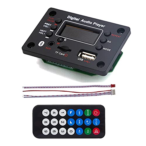 MP3 �f�R�[�_�[ FM 12V �J���[ �X�N���[�� �f�W�^�� Bluetooth MP3 �I�[�f�B�I �f�R�[�_�[ �{�[�h