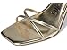 Calvin Klein Women's Tegin Heeled Sandal, Gold, 6.5