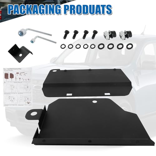 Image of Underbody Cavity Shield Cover Compatible with 2022-2025 Ford Maverick, Aluminum Alloy Splash Guard Cover for Left Driver Side Rear Wheel Rust Mud and Stone Resistant