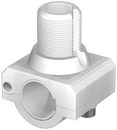 Shakespeare 4722 Nylon Fixed Rail Mount - White, 22/25mm