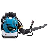 Laubbläser mit Rücken, tragbar, kabellos, 850 Wh, Laubbläser mit Gas, 85,6 cm³, 4 Zyklen mit...