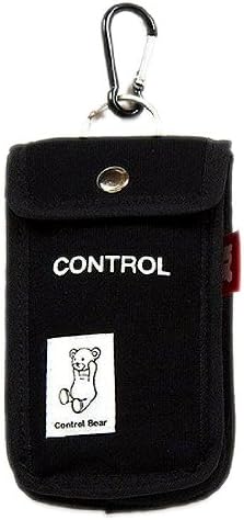 Control Bear Pass Case Mobile Pouch (Black)